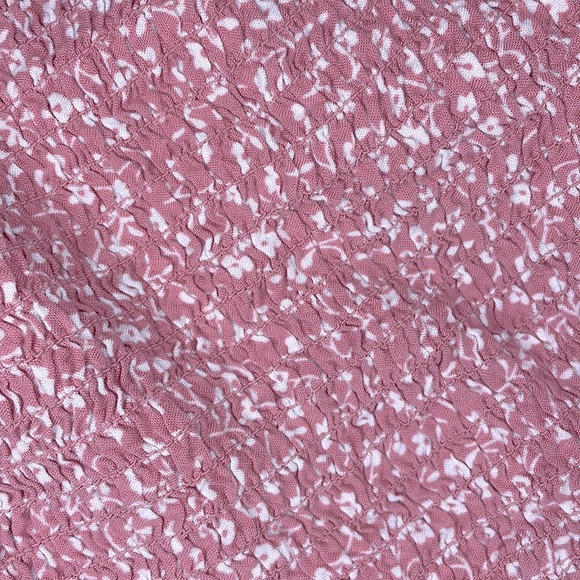 ABERCROMBIE FLORAL PRINT SCRUNCH TOP • TAG RIPPED OUT • SIZE XS/SMALL - Picture 4 of 8